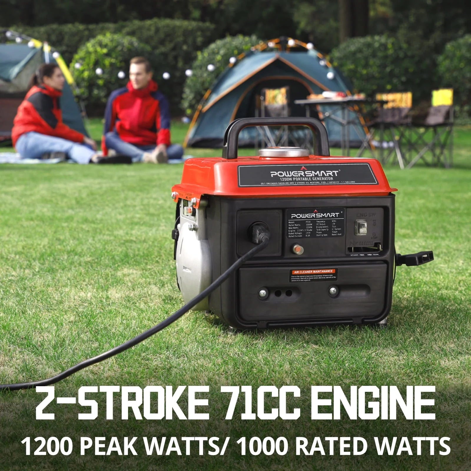 1200W Portable Inverter Gasoline Generator U557