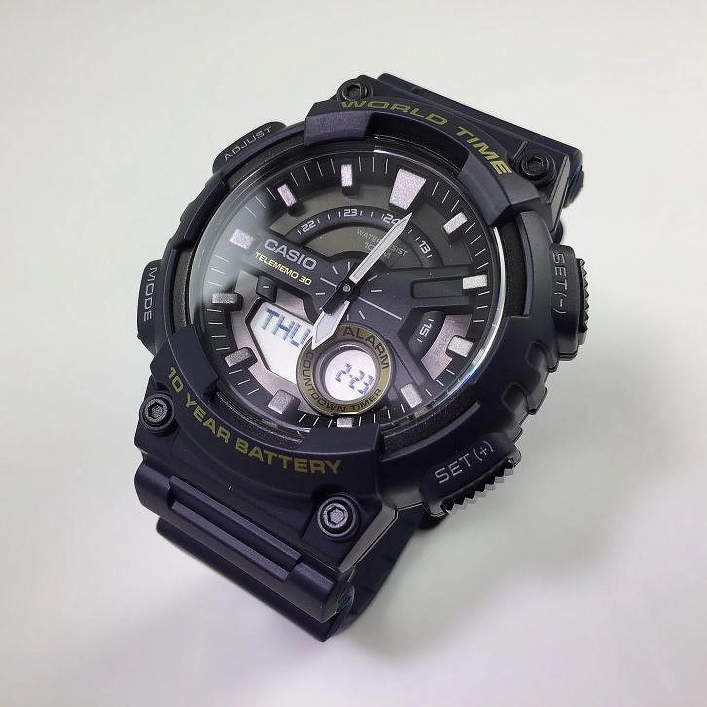 Blue Resin Band Analog Digital Sport Watch T83361