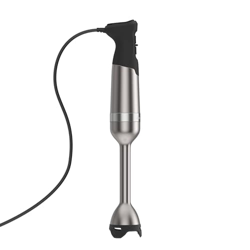 5-Speed Immersion Blender Bundle, 625-Watt Motor, Stainless Steel/Black Q203