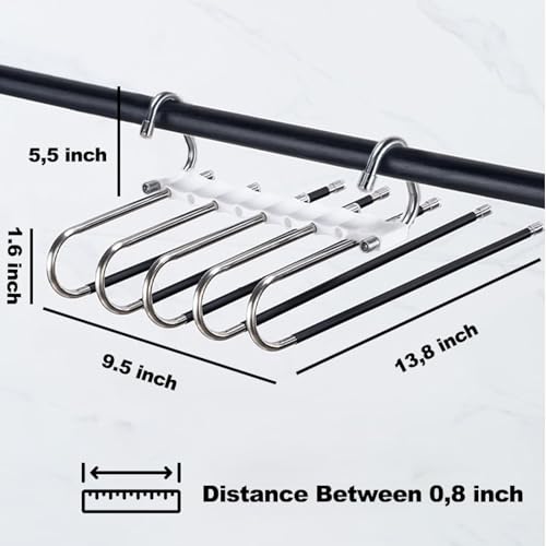 Non Slip Stainless Steel Pants Hanger J9048