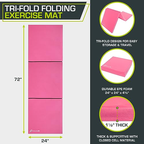 Tri-Fold Folding Exercise Mat G508379