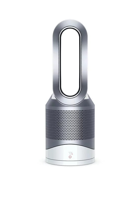 White Silver Air Purifier Heater Fan A153017