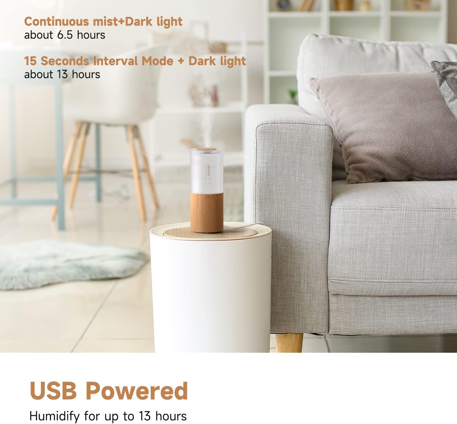 Mini Essential Oil Diffuser Ultrasonic Aromatherapy Diffuser X25382