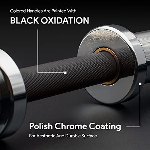 2 Inch Loadable Dumbbell Bar Heavy Duty Handle T797