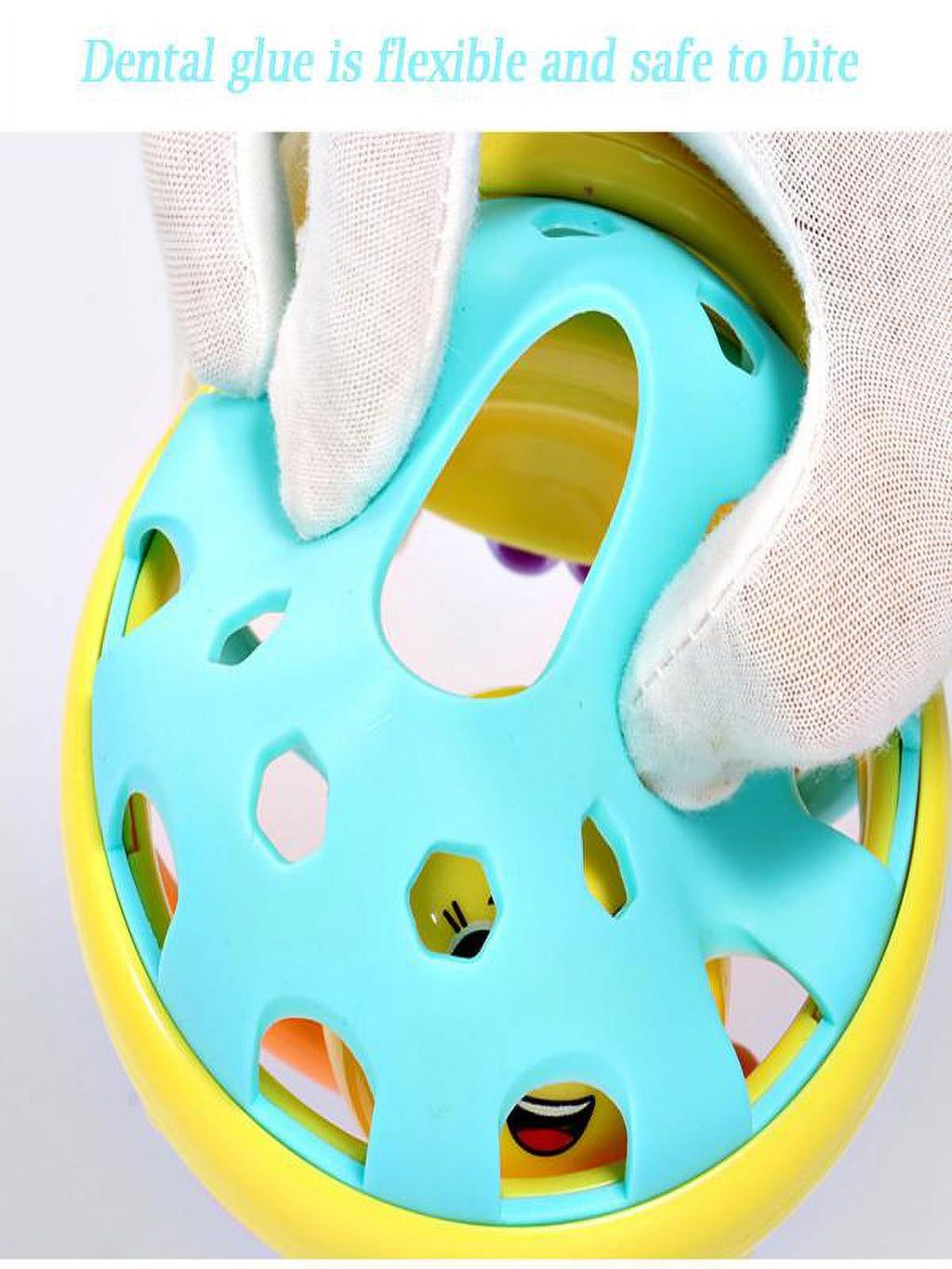 Baby Hand Bell Rattles Ball Toys, Activity Ball Infant Toys, Shaker, Grab Rattle J136