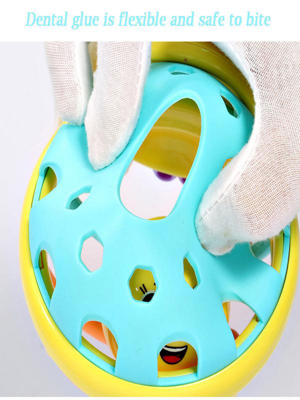 Baby Hand Bell Rattles Ball Toys, Activity Ball Infant Toys, Shaker, Grab Rattle J136