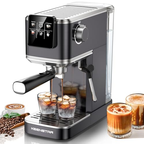 Espresso Machine with Milk Frother Steam Wand, 40oz Water Tank X2017