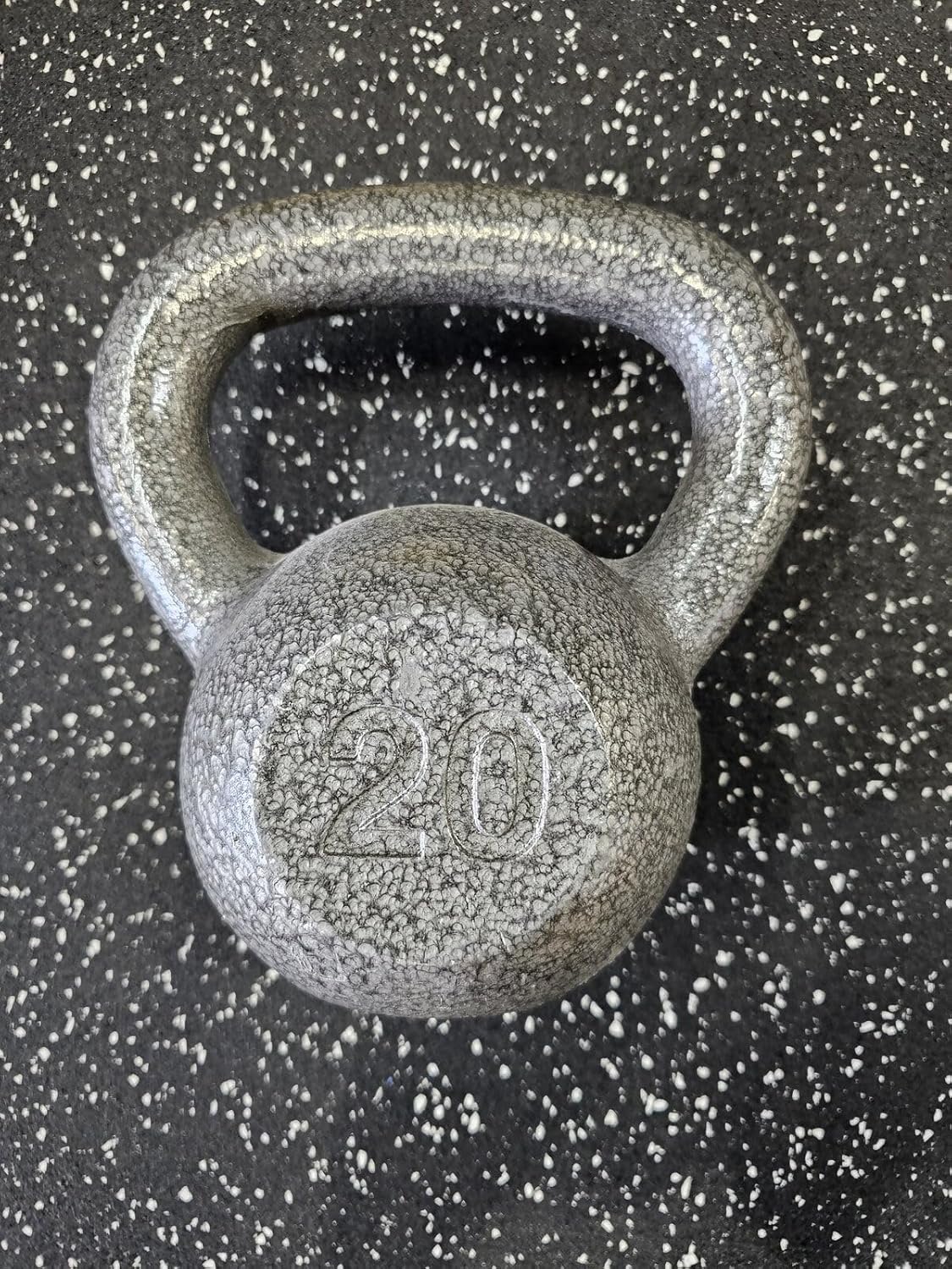 20 lb Cast Iron Kettlebell Gray R73785
