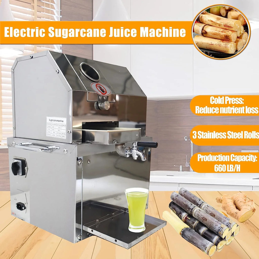 Stainless Steel Electric Sugar Cane Juice Machine A23377