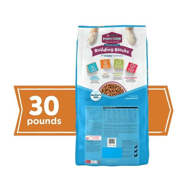 Puppy Chow Tender Crunchy Real Beef Dry Puppy Food L399