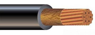 6 AWG Black 600V Welding Cable 500ft A4776