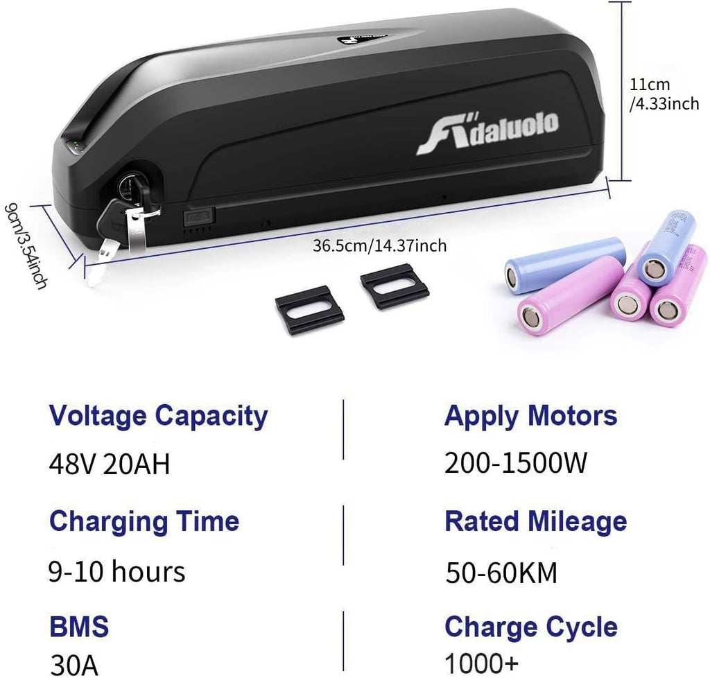 48V 20AH Lithium ion Electric Bike Battery with Charger P896889
