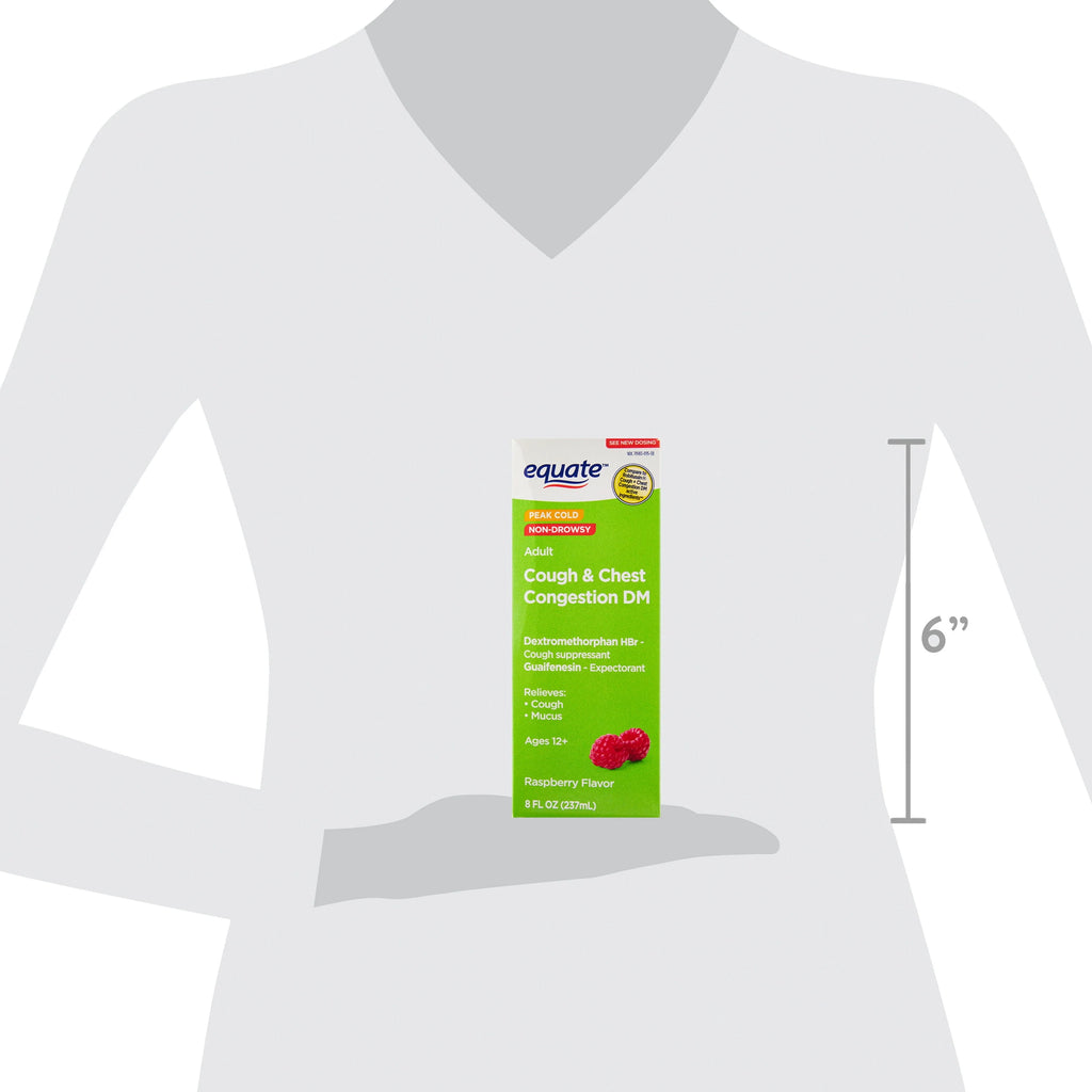 Raspberry Flavor Cough and Chest Congestion DM, 8 fl oz N6608