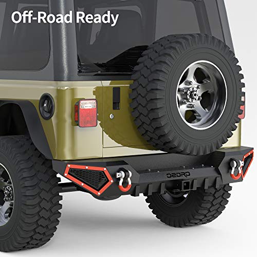 Front Bumper with Winch Plate Mounting & LED Lights & D-Rings O20987