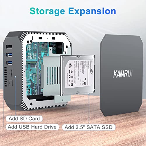 Mini PC Ryzen 7 5700U 16GB DDR4 RAM 512GB NVME SSD Y612753