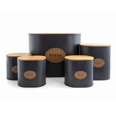5 Piece Kitchen Canister Set P53312