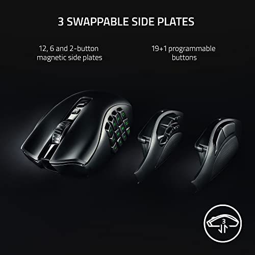 19 Programmable Buttons Wireless MMO Gaming Mouse W667