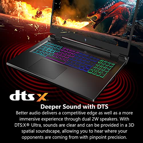 17.3" QHD 165Hz IPS Gaming Laptop with AMD Ryzen 7 7840HS, RTX 4060, 2TB SSD, 64GB RAM, Windows 11 Home F835251