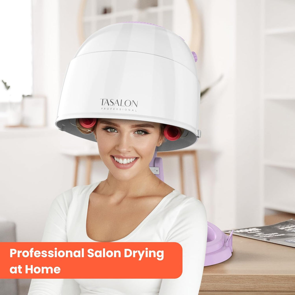 1875W Ionic Hooded Hair Dryer with 3 Heating Settings Z53854