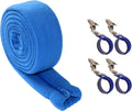 6ft CPAP Hose Cover with 4 Holding Clips, Soft Fleece Tubing Wrap Insulator with Zipper D26322