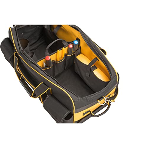 Yellow/Black Large 26-Inch Duffel Trolley Bag with Wheels C84039