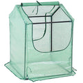 Green 4' x 3' Mini Greenhouse Tent with Steel Tube Frame Y23345