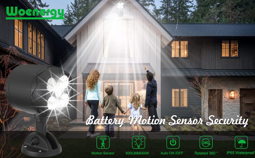 6000K LED Outdoor Security Lights (2 Packs) U554657