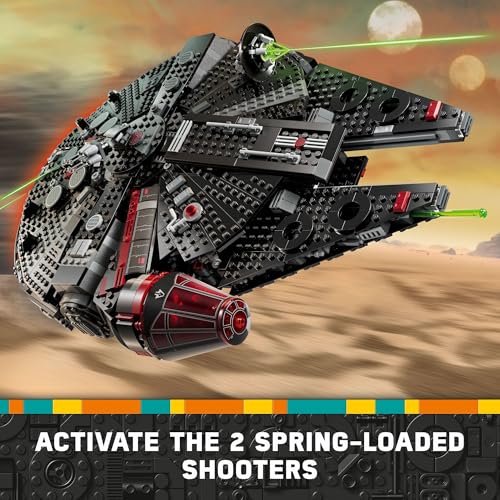 LEGO Star Wars The Dark Falcon Buildable Starship Toy Vehicle Set with 6 Minifigures F678