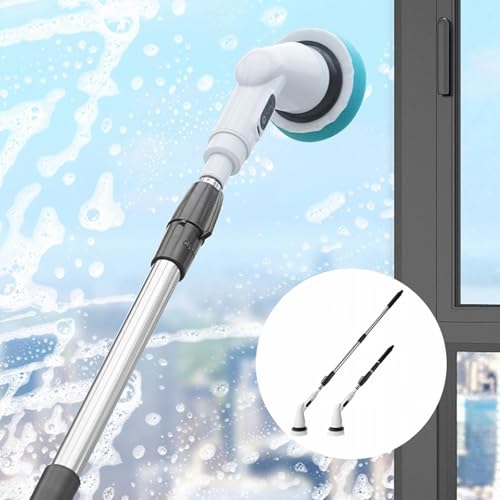 Cordless Electric Spin Scrubber with 9 Replaceable Brush Heads V93251