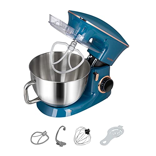 8.5QT Stainless Steel Tilt-Head Stand Mixer with Dough Hook, Beater, Whisk E3772