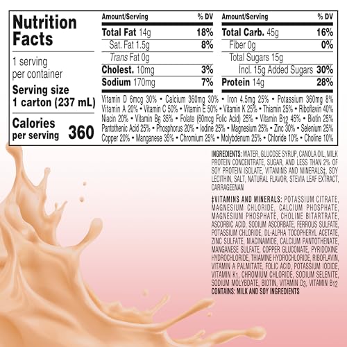 Rich Chocolate Nutritional Drink, 8 fl oz (Pack of 24) I88755