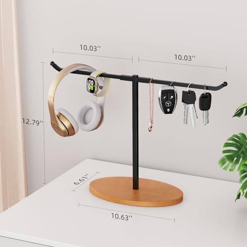 Free-Standing Black Metal Hat Rack D724813