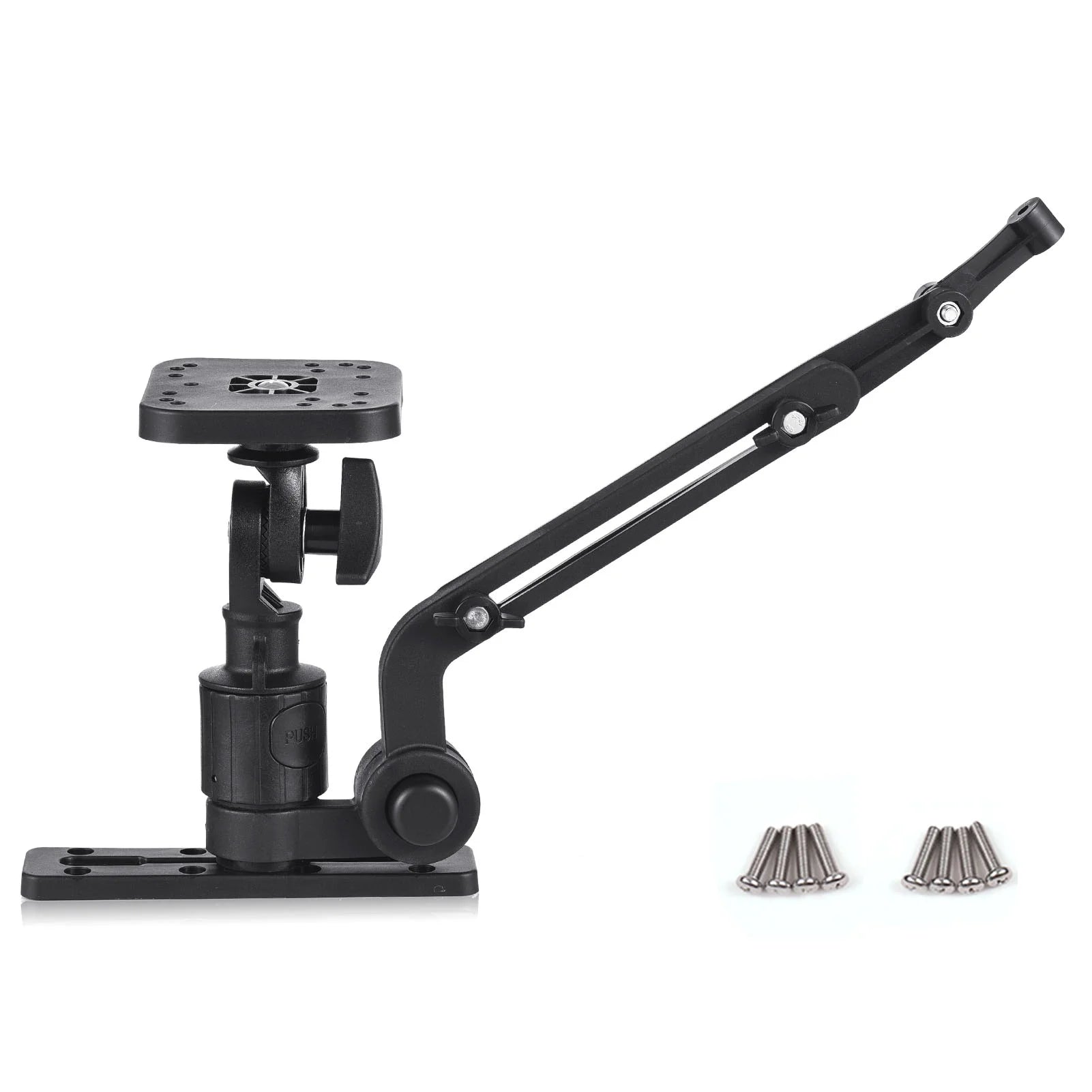 Kayak Fish Finder Mounting Plate Boat Transducer Mounting Arm Mount Base Adapter O439