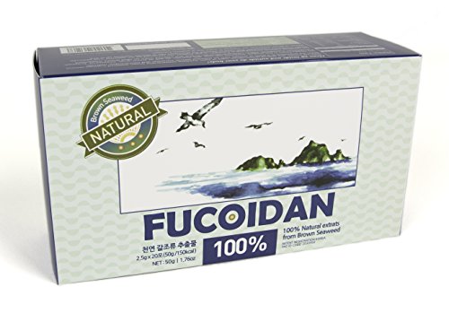 100% Natural Brown Seaweed Extract Fucoidan 100g Bottle N841