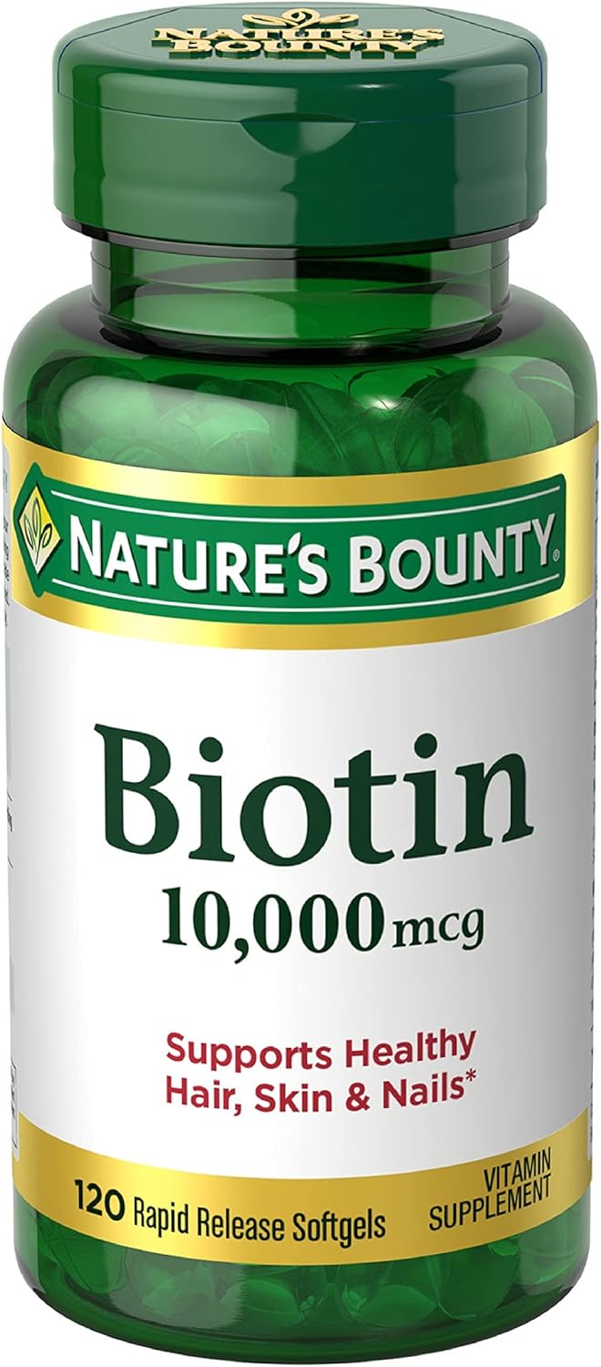 Biotin 10000 mcg Rapid Release Softgels, 120 Ct D2540