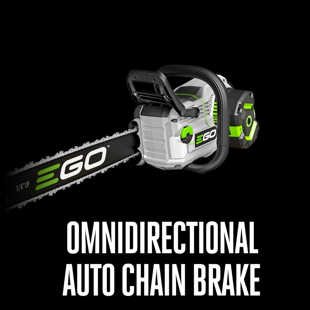 56-Volt Lithium-ion Cordless Chainsaw with 6Ah Battery O411720