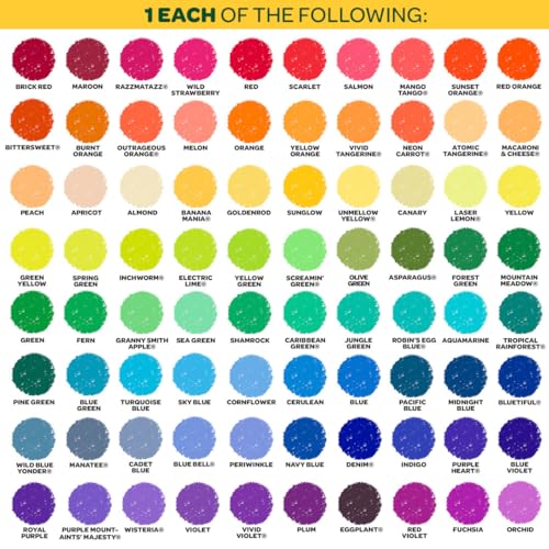 152ct Classic & Glitter Crayons H796871