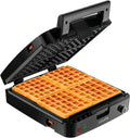Stainless Steel 4 Slice Belgian Waffle Maker J710129