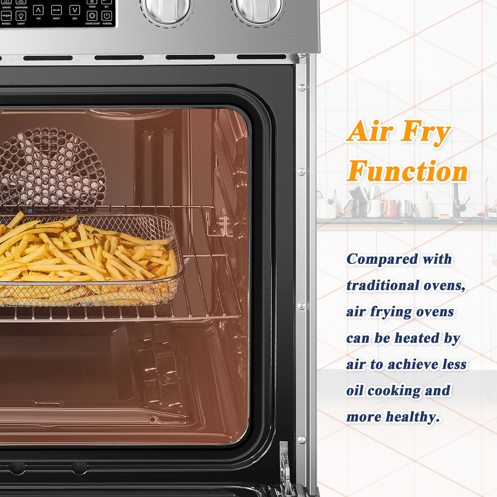 24 inch 2.9 Cu.ft Freestanding Electric Range with Convection Oven F4227