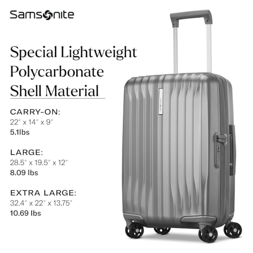 31" Lightweight Hardside Polycarbonate Checked Luggage with Spinner Wheels X979496