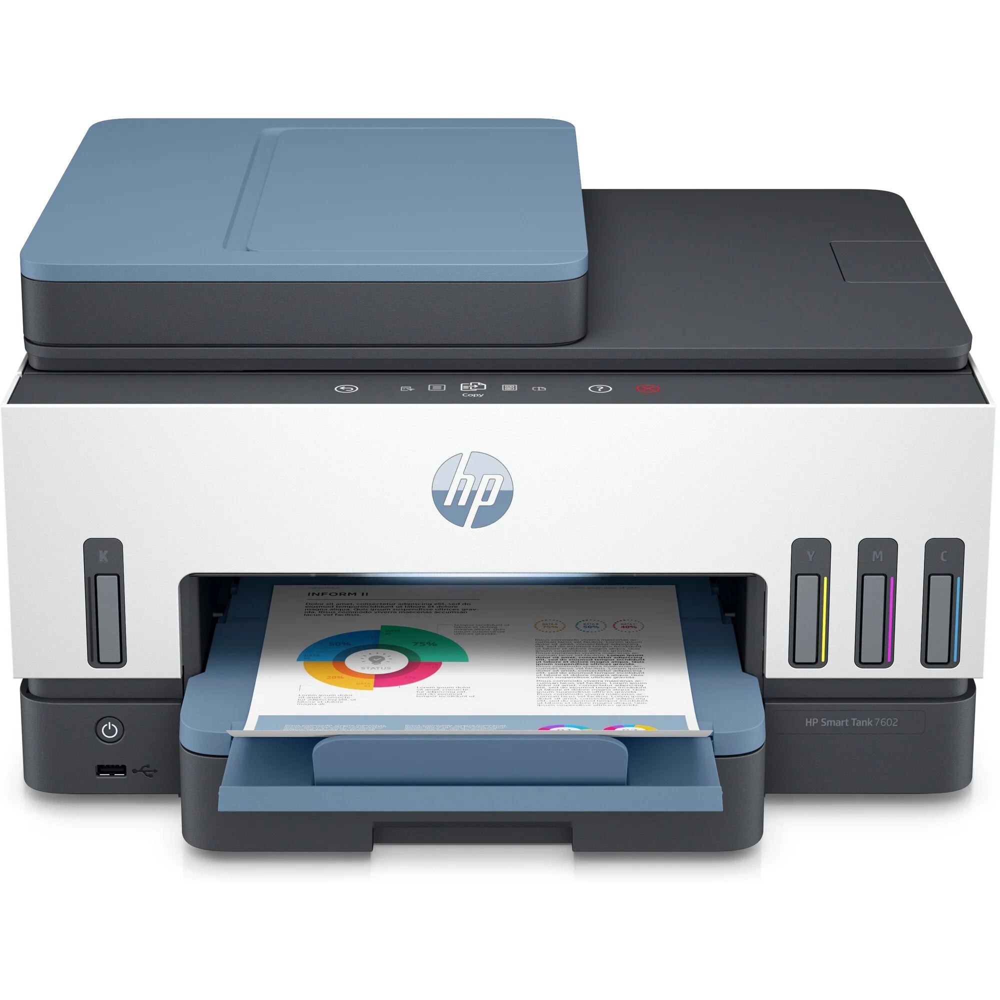 Smart Tank All-in-One InkJet Printer, Color Print, Copy, Scan G5033