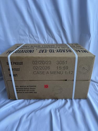 Factory Sealed Case MRE (Meals Ready to Eat) G1288