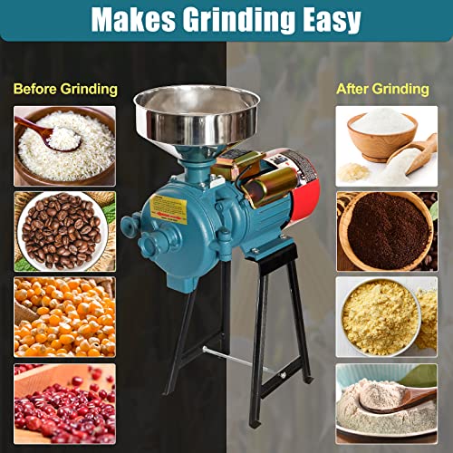 3000W Electric Grain Mill Grinder for Cereals Corn Grain Wheat Feed Y81577