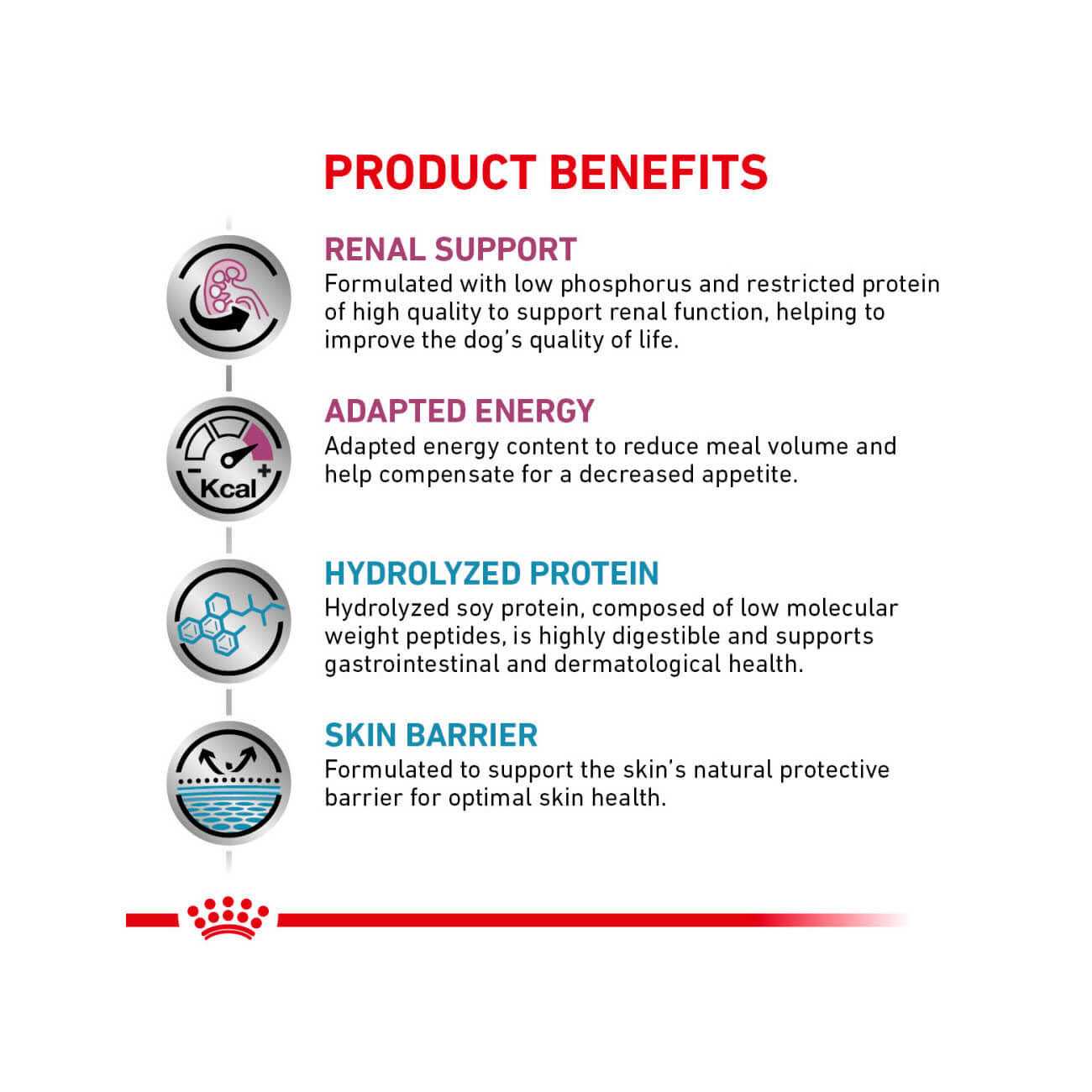 Veterinary Diet Canine Multifunction Renal Support Hydrolyzed Protein Dry Dog Food O1171