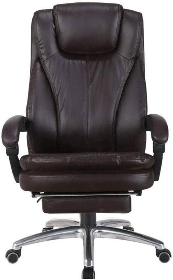 High Back Office Chair with Footrest and Thick Padding Reclining Computer Chair I23902
