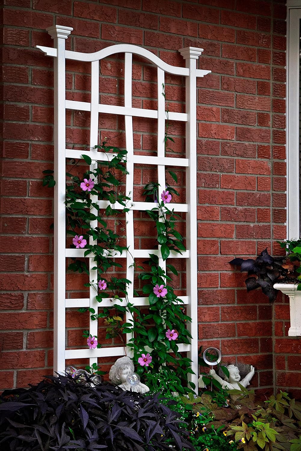 30"W x 78"H Vinyl Trellis P768