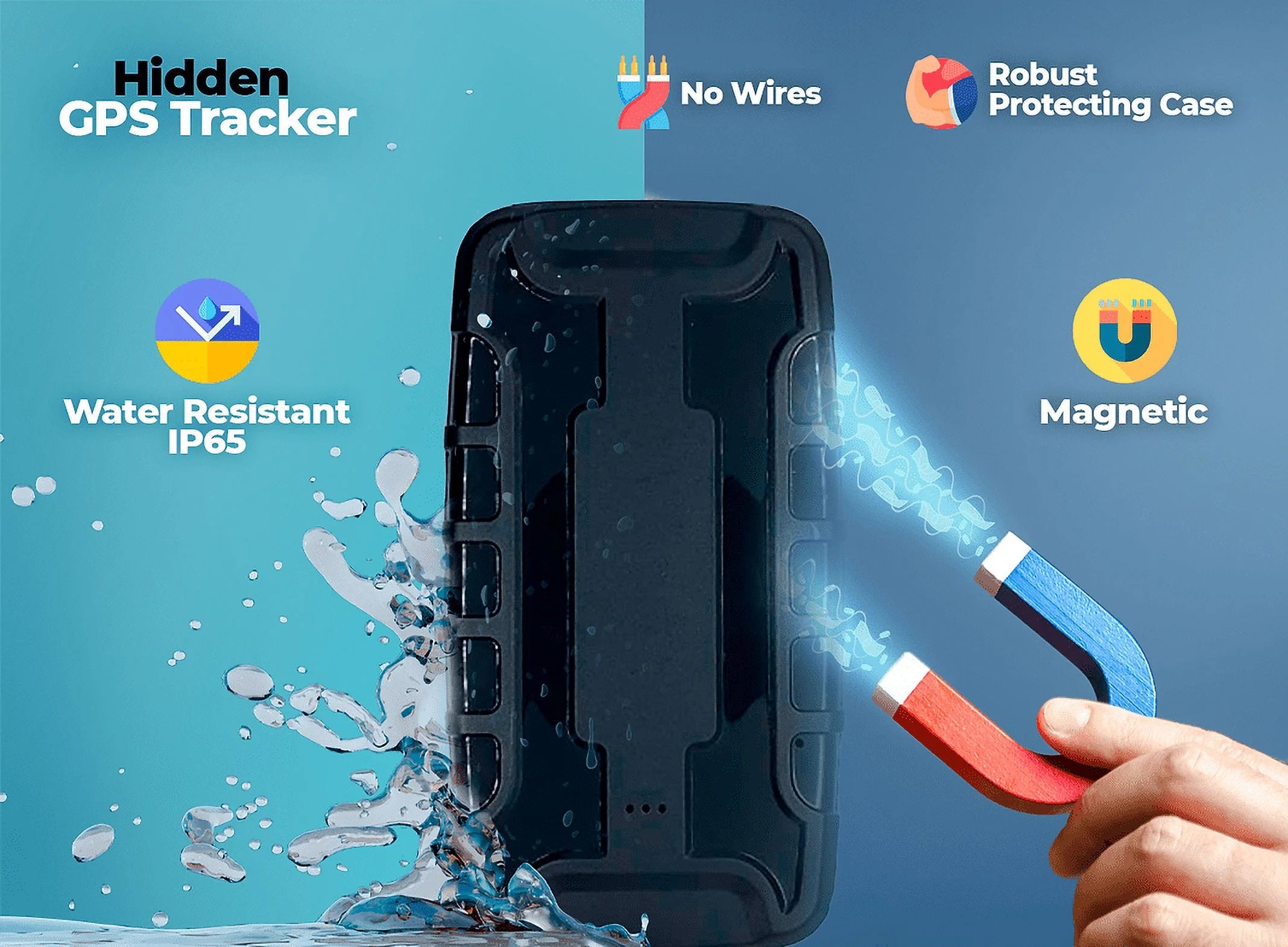 Magnetic GPS Tracker with 180 Day Battery Life K829167