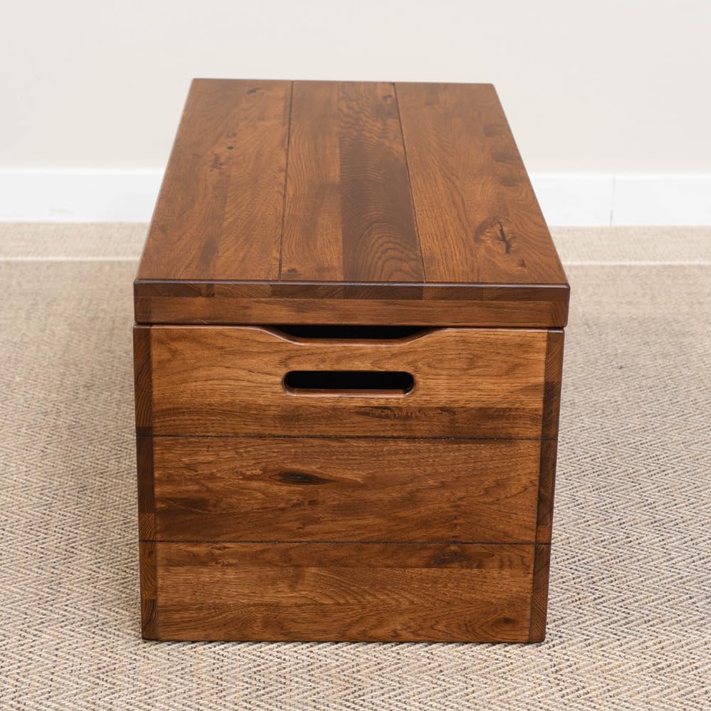36” Solid Wooden Storage Chest with Handles Y4962