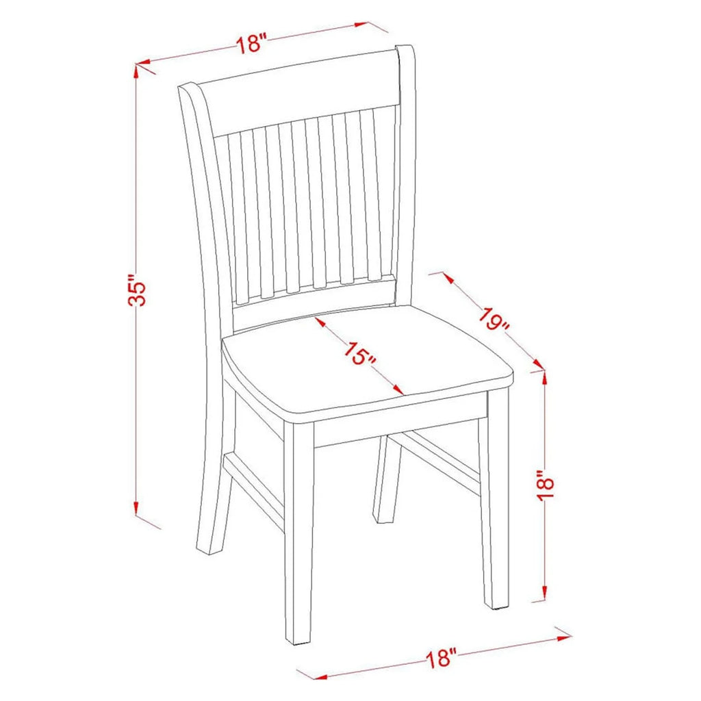 Oak Kitchen Dinette Table & 6 Chairs M874