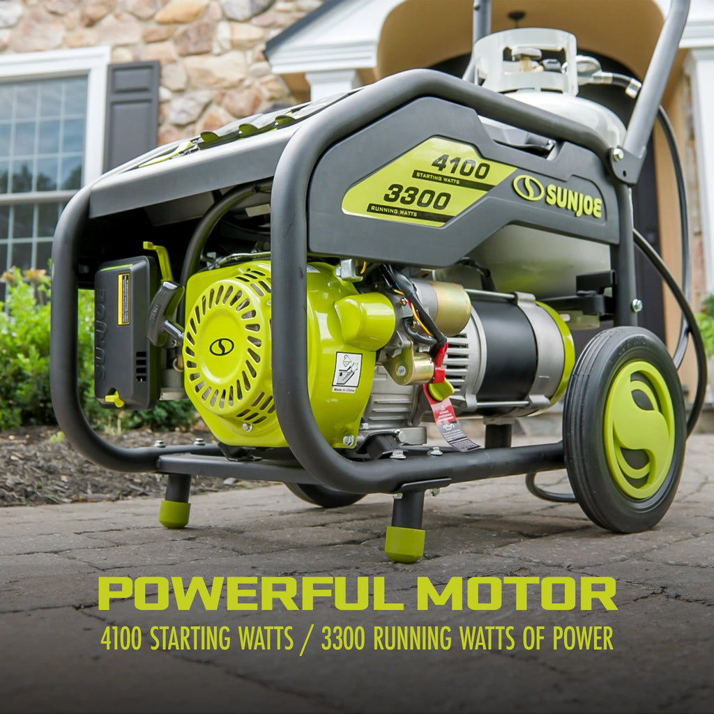 4100-Watt Portable Propane Generator with Cover M492182